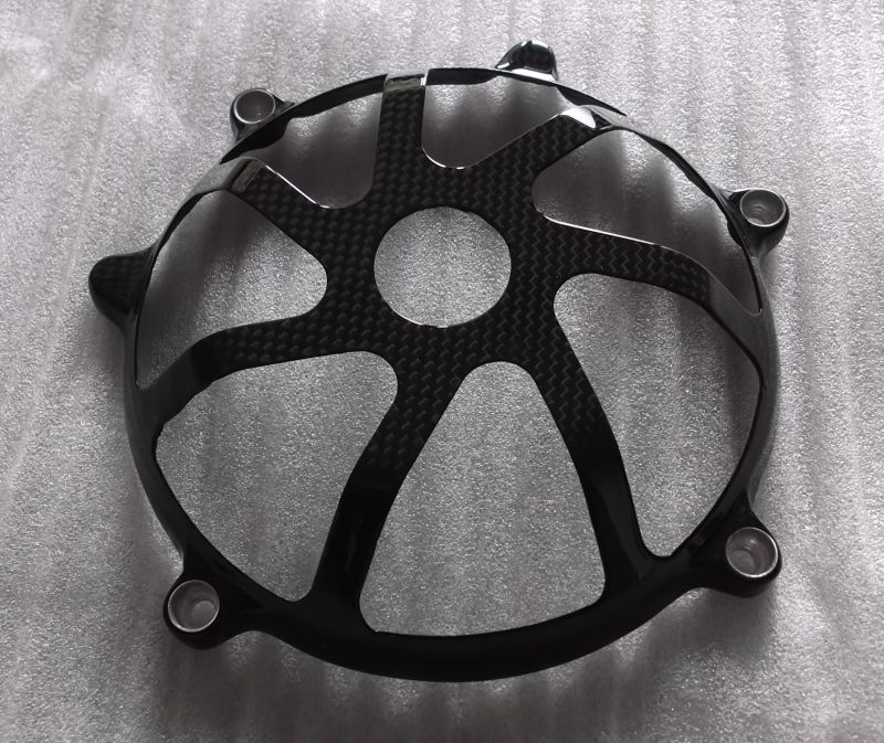 C01 COPERCHIO FRIZIONE CARBONIO DUCATI SUPERBIKE 749 2003 2004 2005 2006 E DARK